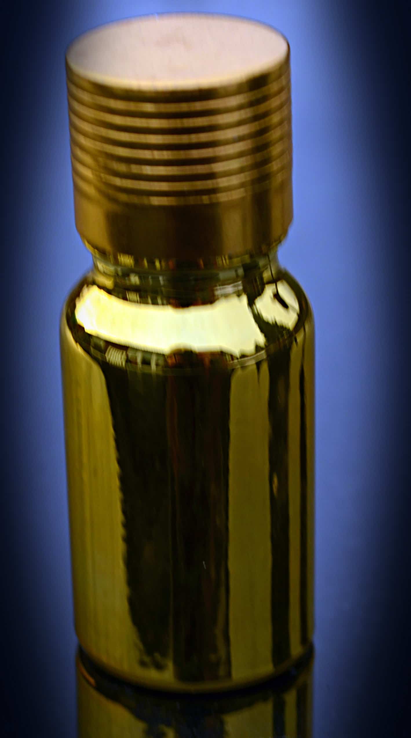 Gold CBD jar for dogs